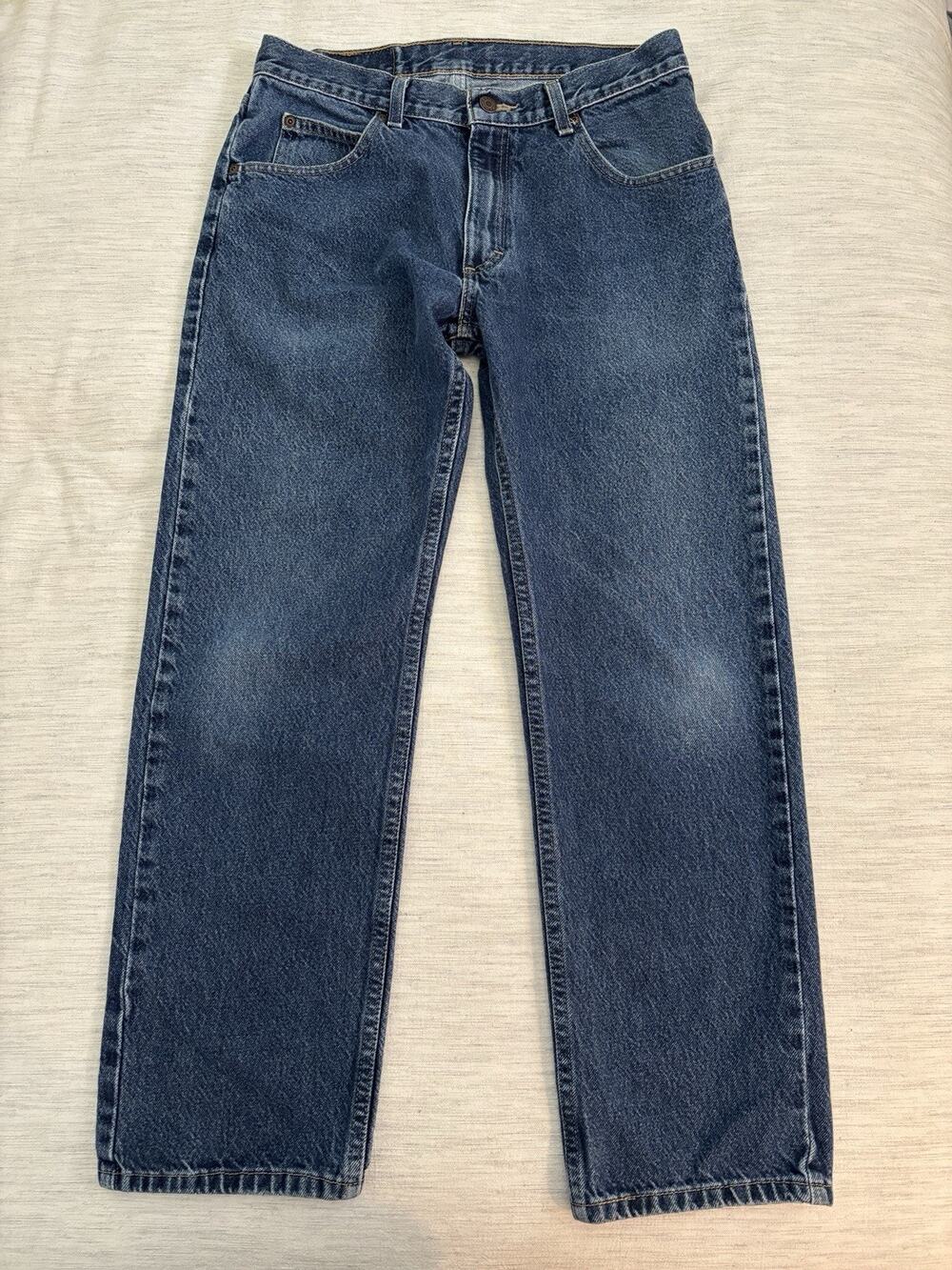 Wrangler Men's Blue Medium Wash Straight Leg Denim Jeans 32x30